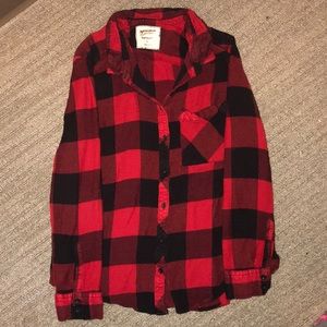 Black and red flannel